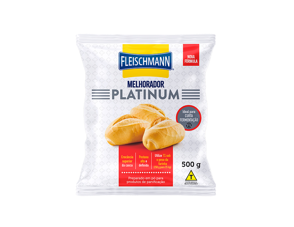 MELHORADOR DE FARINHA EM PÓ FLEISCHMANN 500 G (CX 30 PCT)